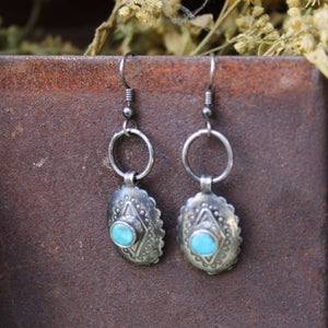 Western Concho Earrings