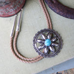 Load image into Gallery viewer, Flower Bolo Tie MTO
