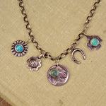 Load image into Gallery viewer, Cowboys &amp; Indians Charm Necklace
