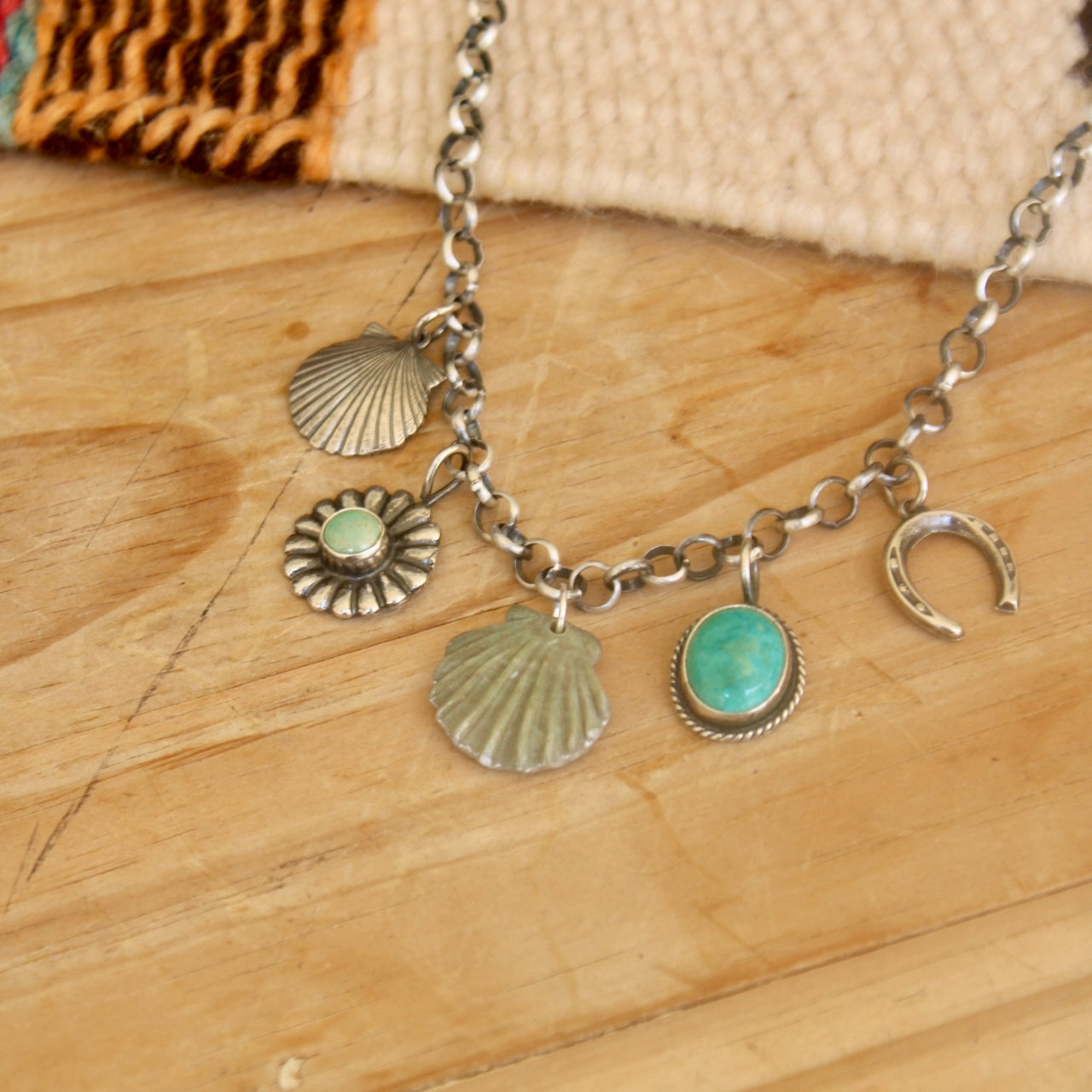 Sea Shore Charm Necklace