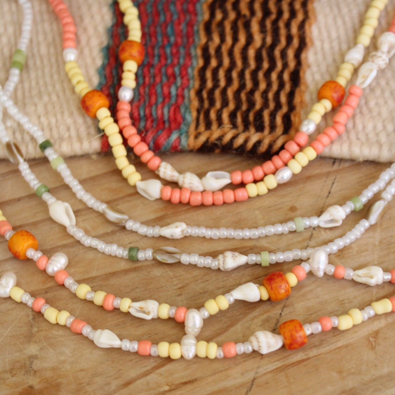 Beaded Summer Hat Band