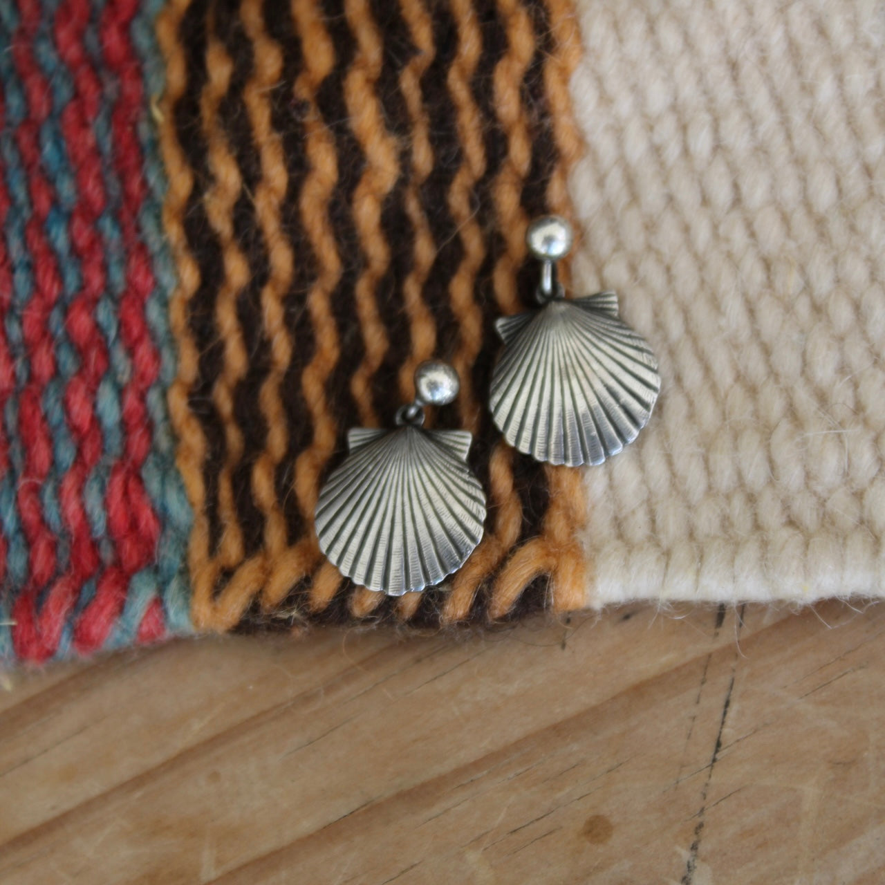 Silver Shells Earrings