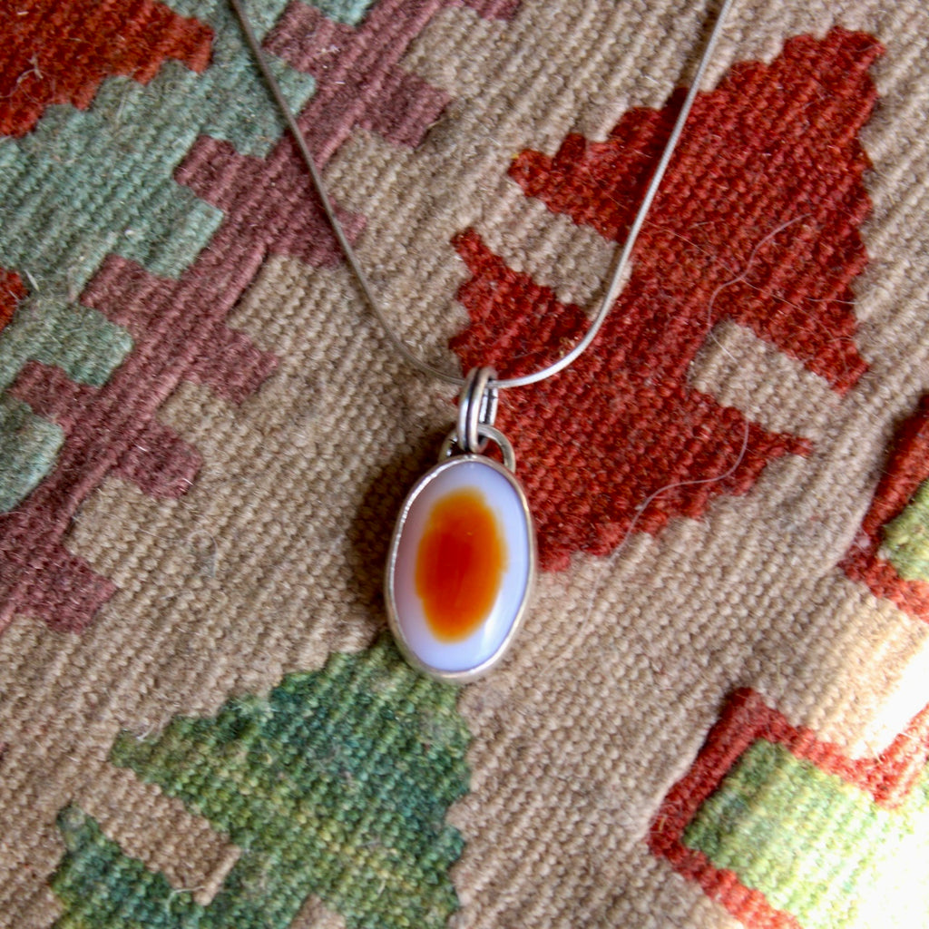 Orange Banded Necklace #2