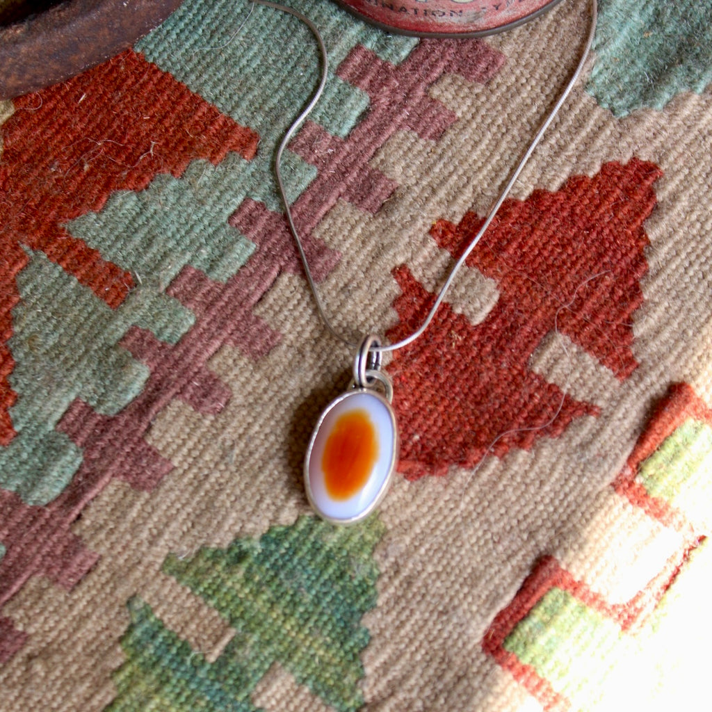 Orange Banded Necklace #2