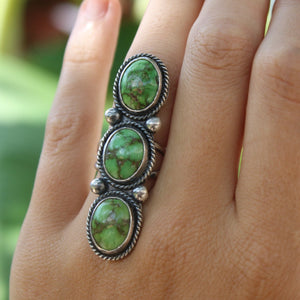 Triple Stone Ring - One