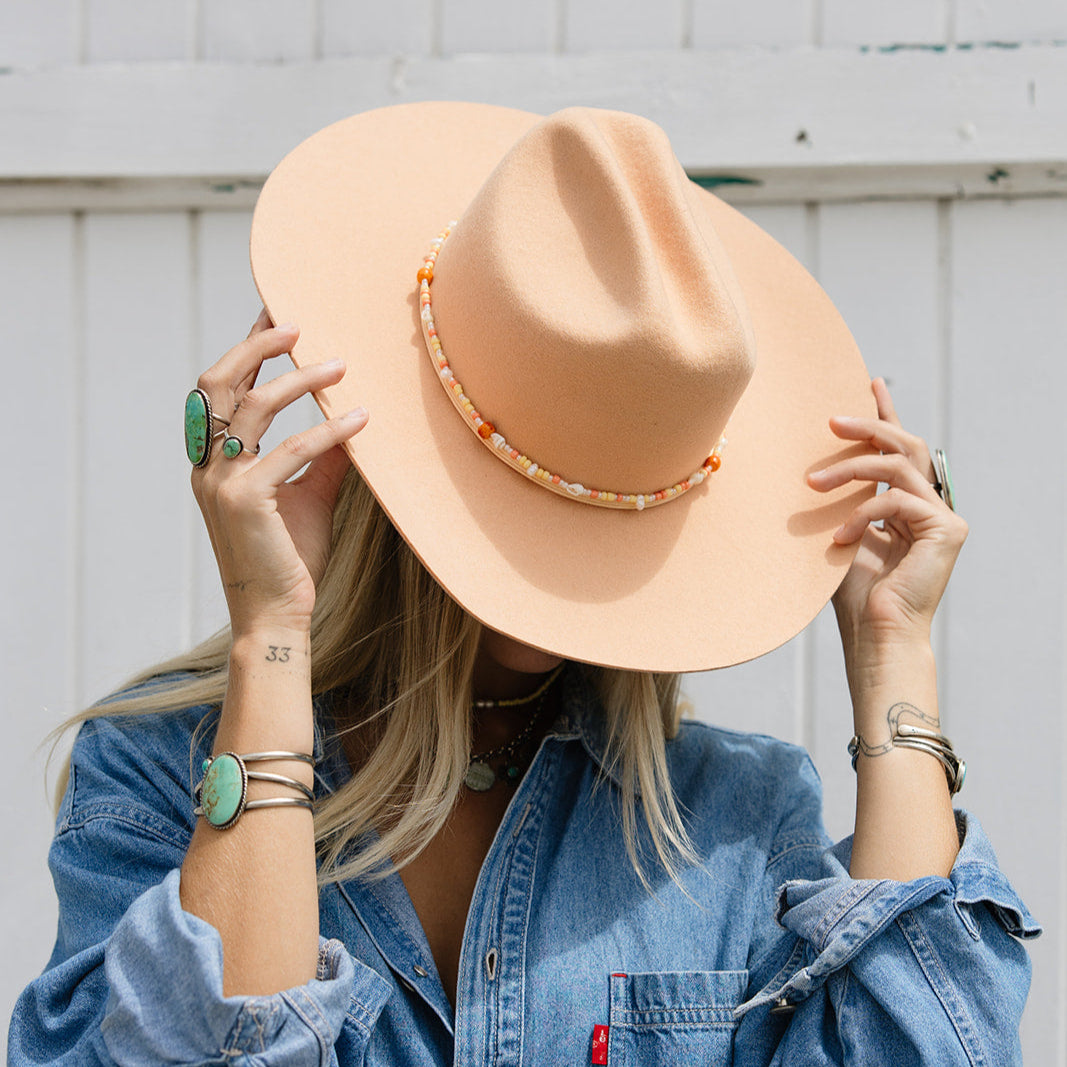 Beaded Summer Hat Band