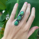 Load image into Gallery viewer, Triple Stone Ring ~ Five
