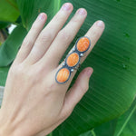 Load image into Gallery viewer, Triple Stone Ring ~ Three
