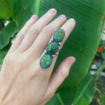 Load image into Gallery viewer, Triple Stone Ring ~ Two
