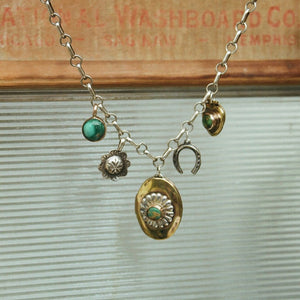 Wild Flower Charm Necklace