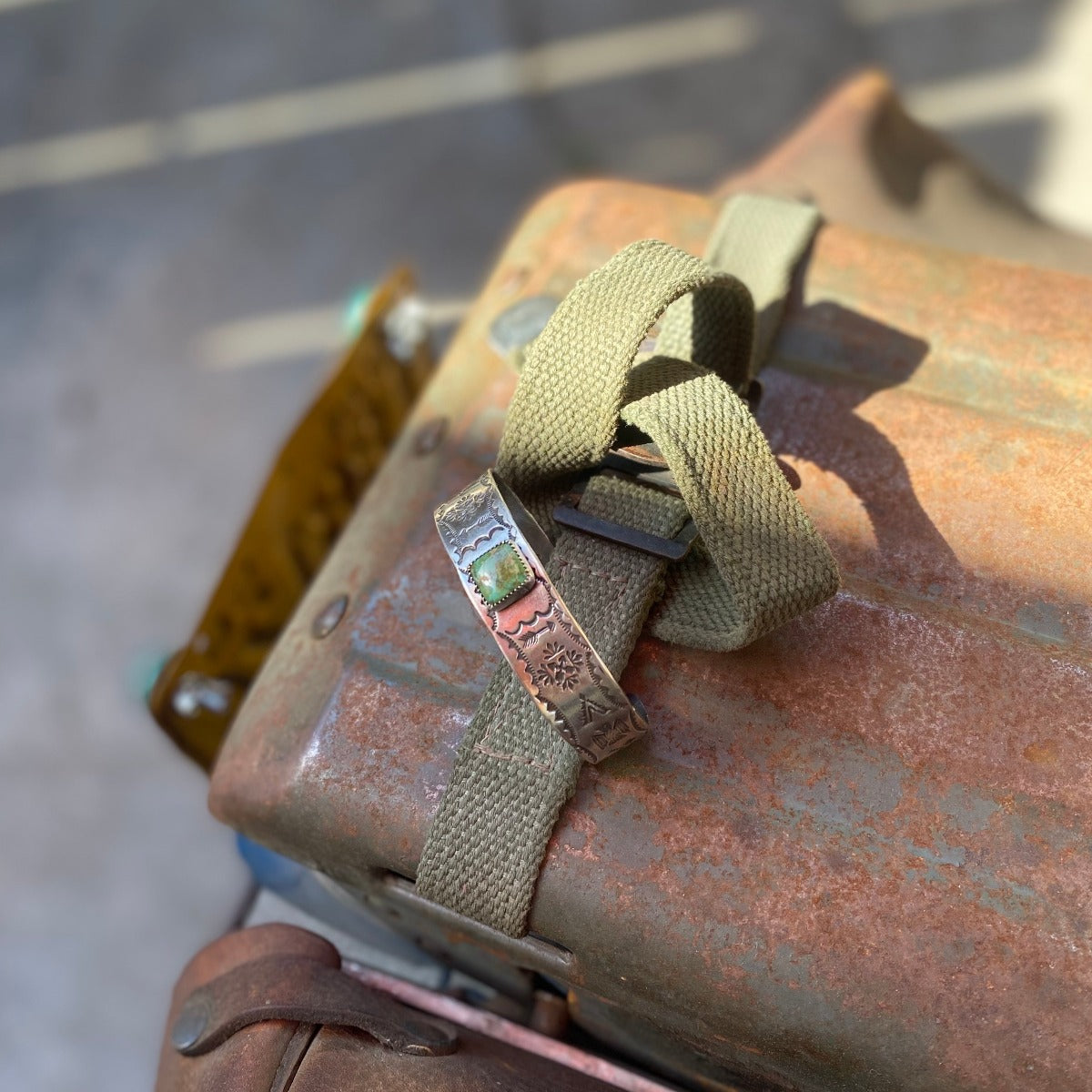 Mens Story Teller Cuff