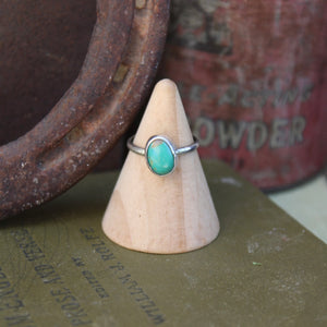 Turquoise Stacker Ring #7