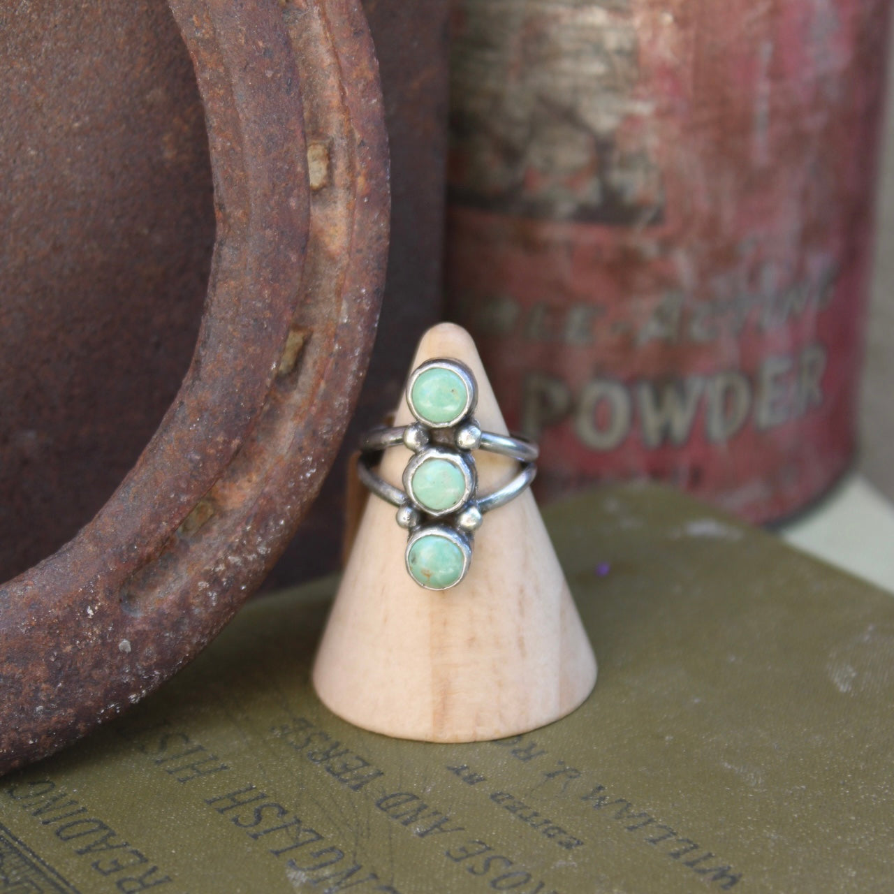 Mini Triple Stone Ring