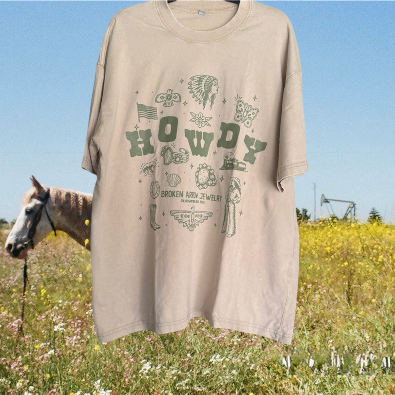 Beige HOWDY T-Shirt