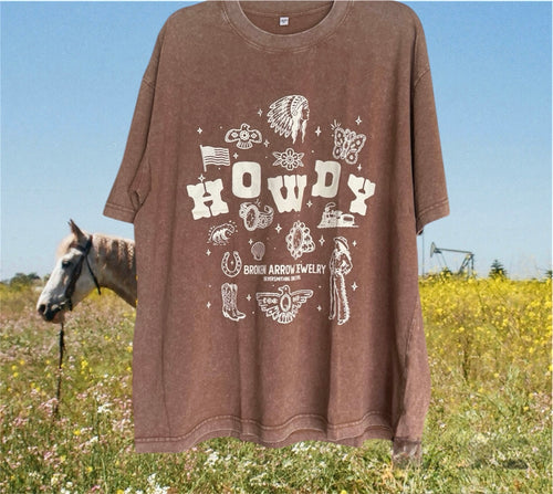 Brown HOWDY T-Shirt
